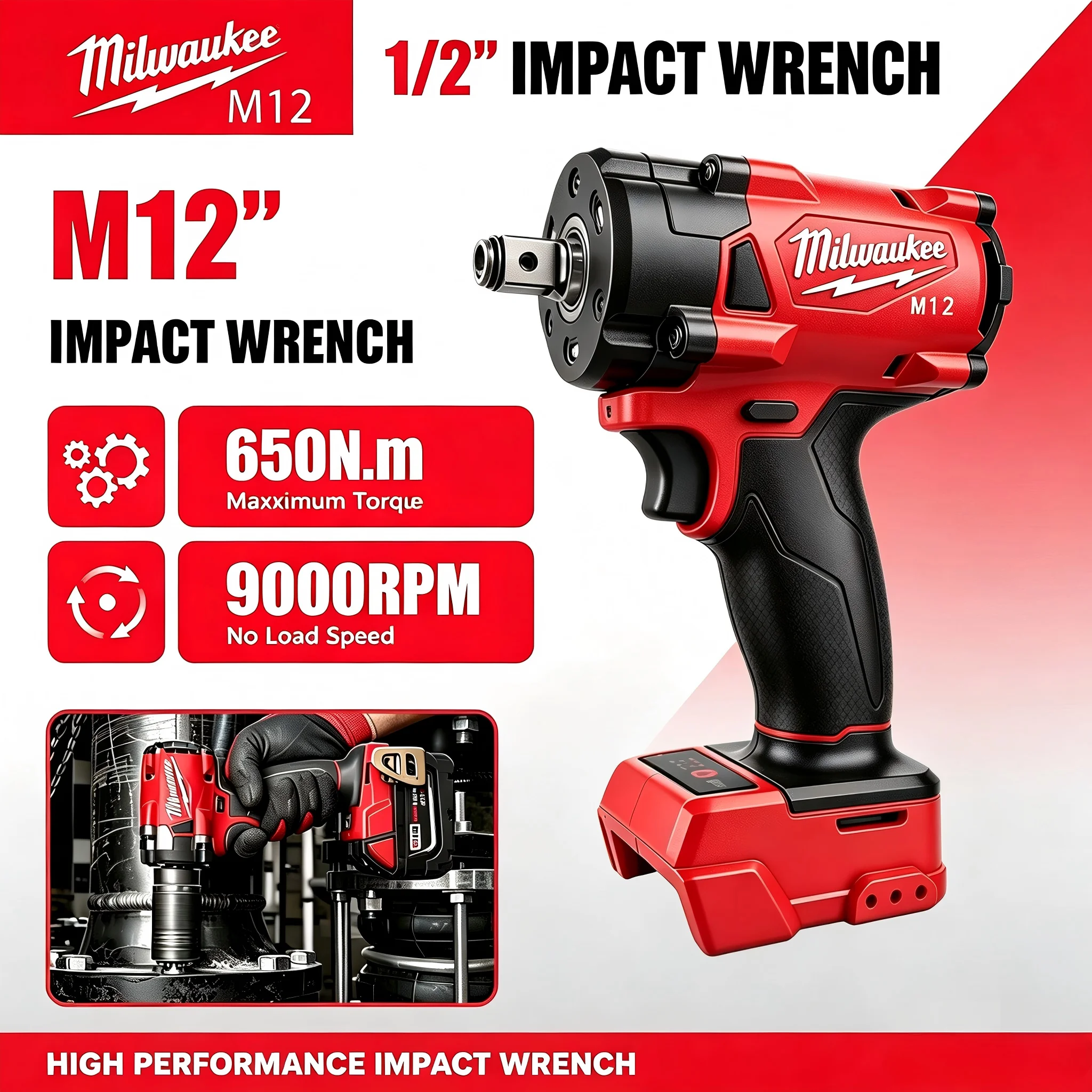 Milwaukee Drill M18 Fuel - Milwaukee M12 1/2' M18 FUEL Bezszczotkowy
