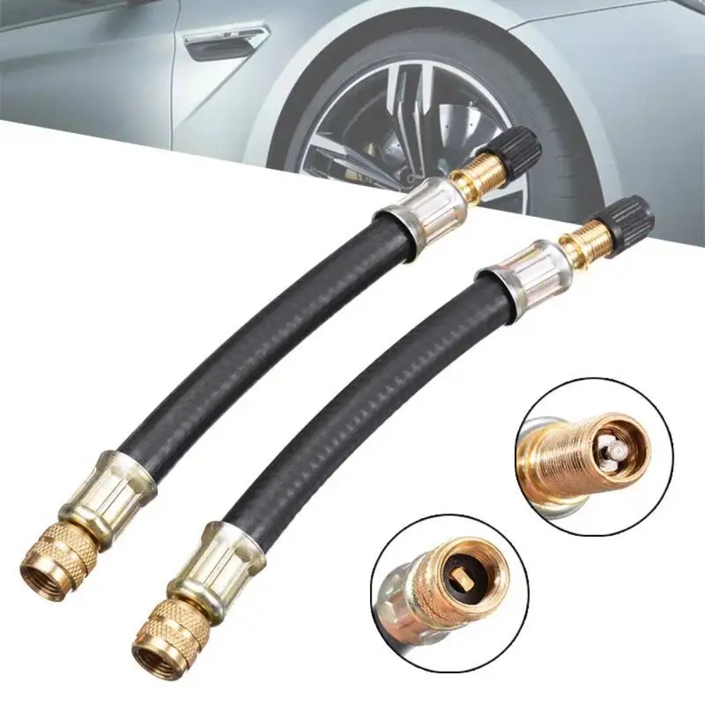 Flexible Hose Braided - 1 szt. Elastyczny gumowy przedłużacz zaworu